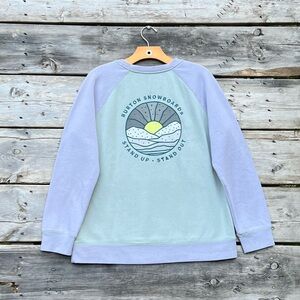 Burton Snowboards Keeler Crewneck Sweatshirt Women’s Size Large